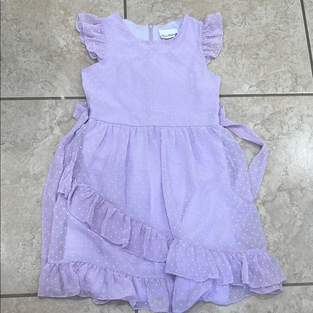Rare Editions Girls 14 Lavender Purple Dress
